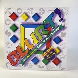 BLURT! The Webster's Game of Word Racing! Board Game Blurt Vintage Complete